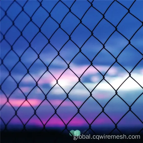 China Virgin Chain Link Fence for Building Protection Factory